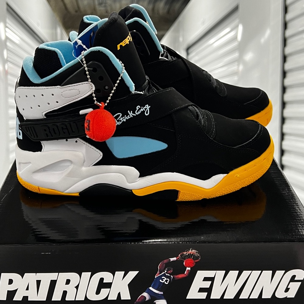 EWING ROGUE X BET RAP CITY COLLABORATION SNEAKERS RARE COLORWAY MENS PATRICK NBA - Picture 6 of 16